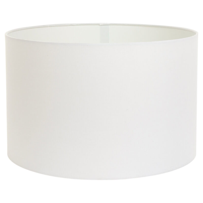 Booglamp Solva 7977ST met grof linnen witte lampenkap E27 - Afbeelding 5