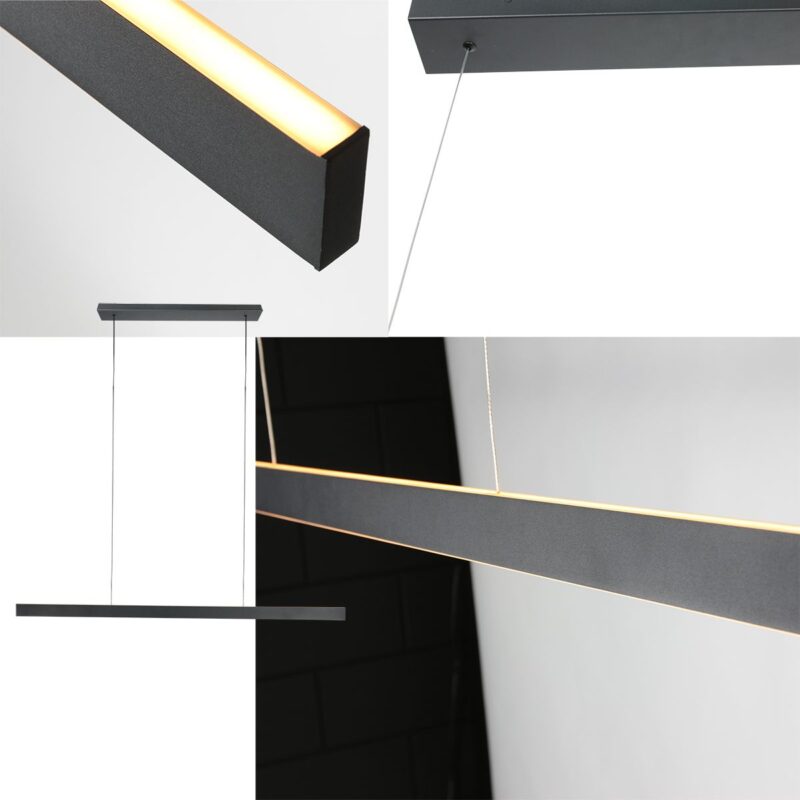 BrightLine 4202ZW – Strakke hanglamp voor boven je tafel, bar of kookeiland - Afbeelding 4