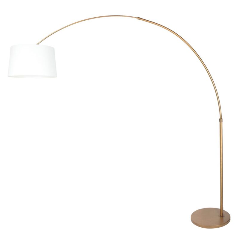 Bronskleurige Booglamp Sparkled Light 4299BR – Sfeervolle Verlichting met Stijlvolle Lampenkap - Afbeelding 2