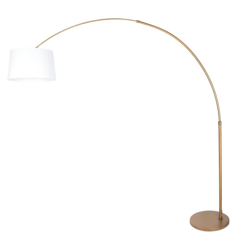 Bronskleurige Booglamp Sparkled Light 4300BR – Sfeervolle Verlichting met Stijlvolle Lampenkap - Afbeelding 2