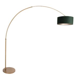 Bronzebuelampe Sparkled Light 4305BR – Stilfuld belysning med fløjlsskærm