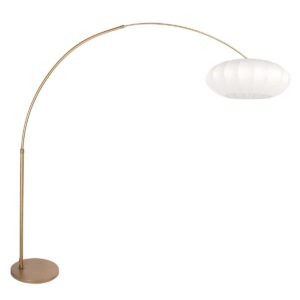 Bronskleurige Booglamp Sparkled Light 4308BR – Stijlvolle Verlichting met Zijde Kap