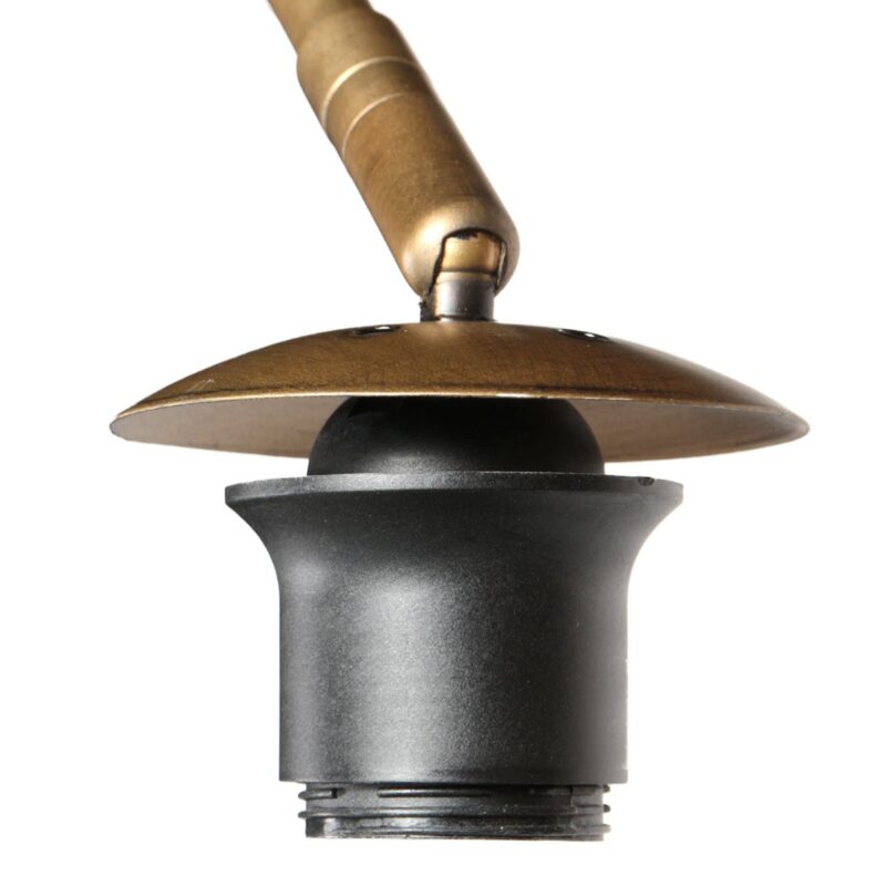 Bronskleurige Booglamp Sparkled Light 4310BR – Stijlvolle Verlichting met Bamboe Kap - Afbeelding 9