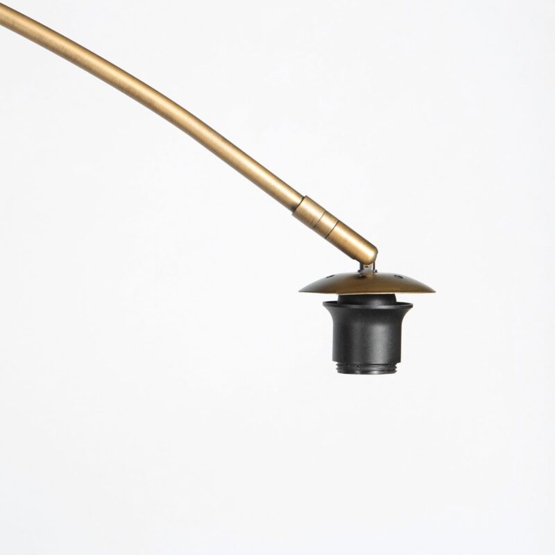 Bronskleurige Booglamp Sparkled Light 7268BR – Tijdloze Warmte in Jouw Interieur - Afbeelding 3