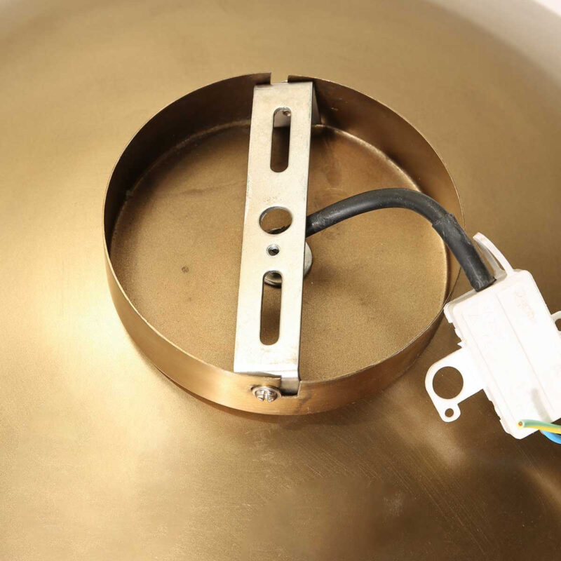 Bronskleurige plafondlamp Brassi Ø42cm 3681BR met grote fitting - Afbeelding 13