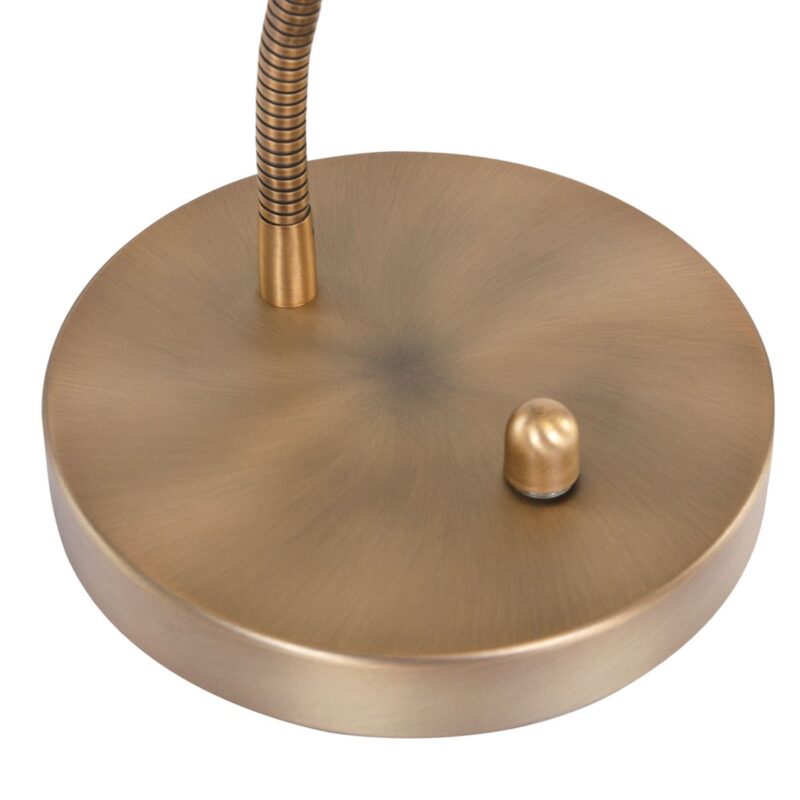 Bronskleurige tafellamp Biron 1 lichts 7502BR met draai dimmer 2700 Kelvin - Afbeelding 10