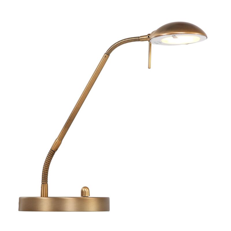 Bronskleurige tafellamp Biron 1 lichts 7502BR met draai dimmer 2700 Kelvin - Afbeelding 13