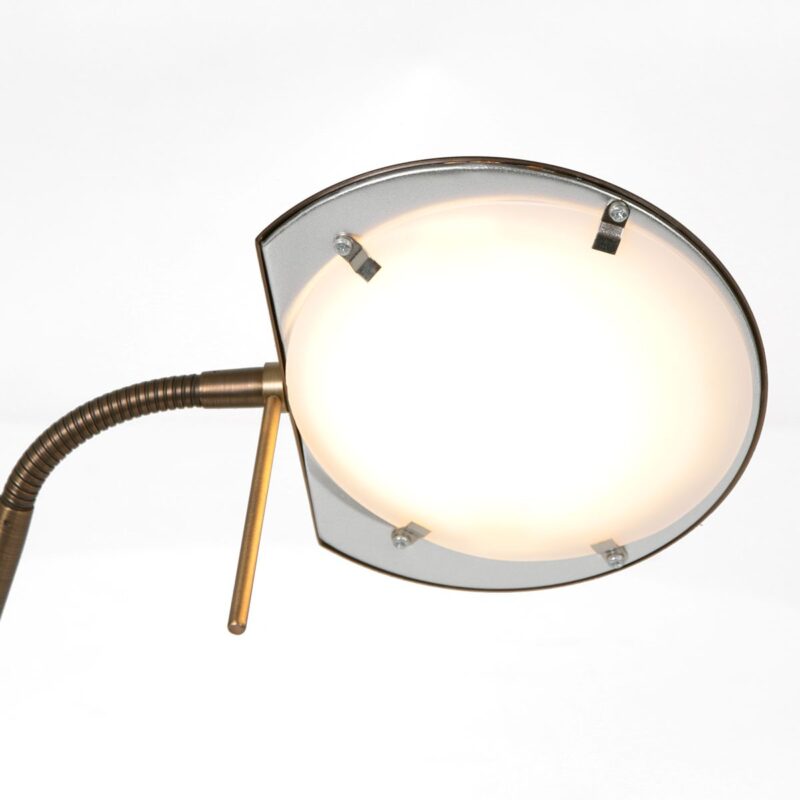 Bronskleurige tafellamp Eloi 1315BR met draai dimmer - Afbeelding 5