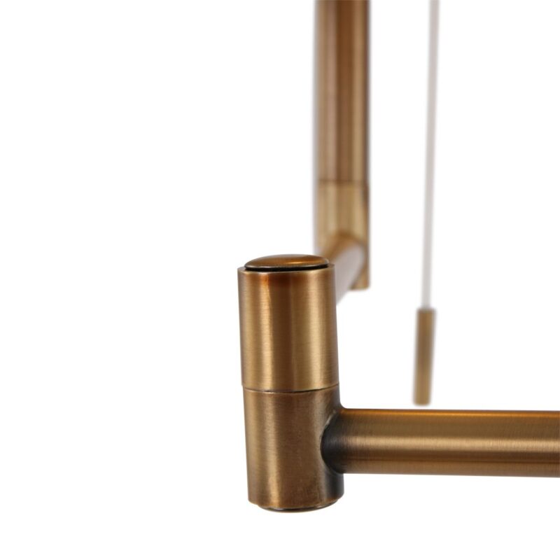 Bronskleurige vloerlamp Bella 3874BR zwarte lampenkap met goudkleurige binnenkant - Afbeelding 10