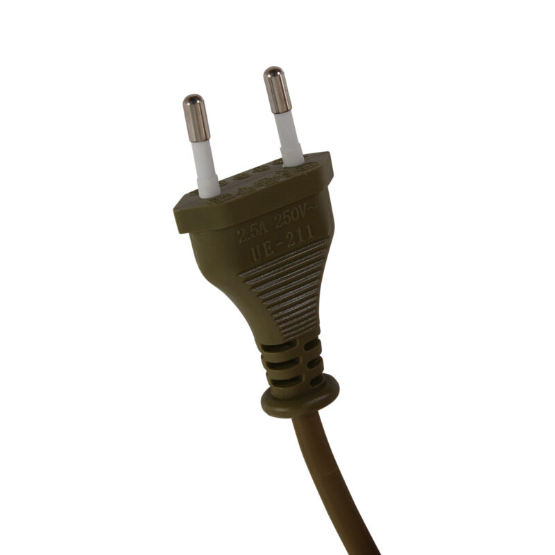 Bronskleurige vloerlamp Bella 5894BR met crème kleurige linnen kap - Afbeelding 13