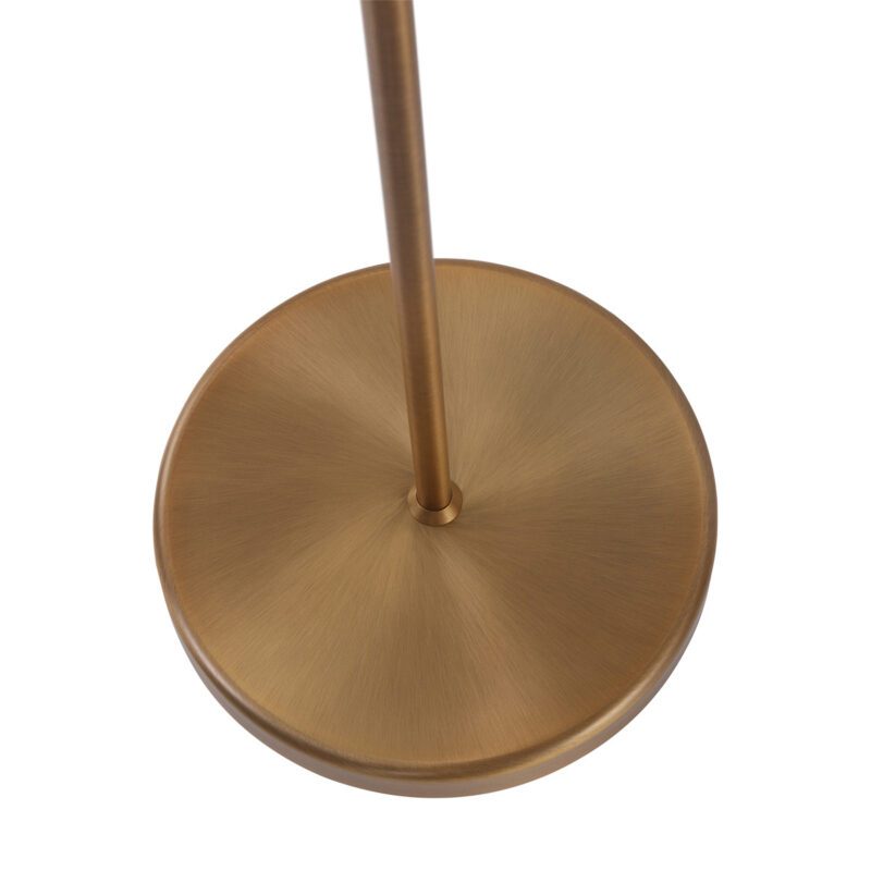 Bronskleurige vloerlamp Bella 5894BR met crème kleurige linnen kap - Afbeelding 6