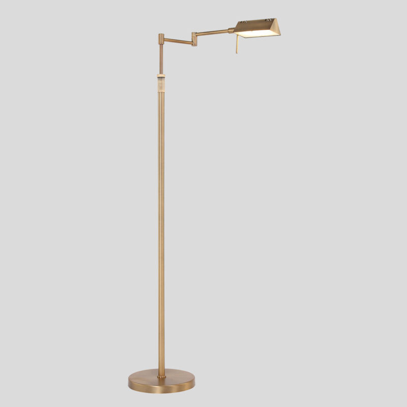 Bronskleurige vloerlamp Karl 5895BR met dimmer en in hoogte verstelbaar - Afbeelding 16