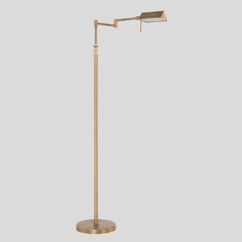 Bronskleurige vloerlamp Karl 5895BR met dimmer en in hoogte verstelbaar - Afbeelding 17