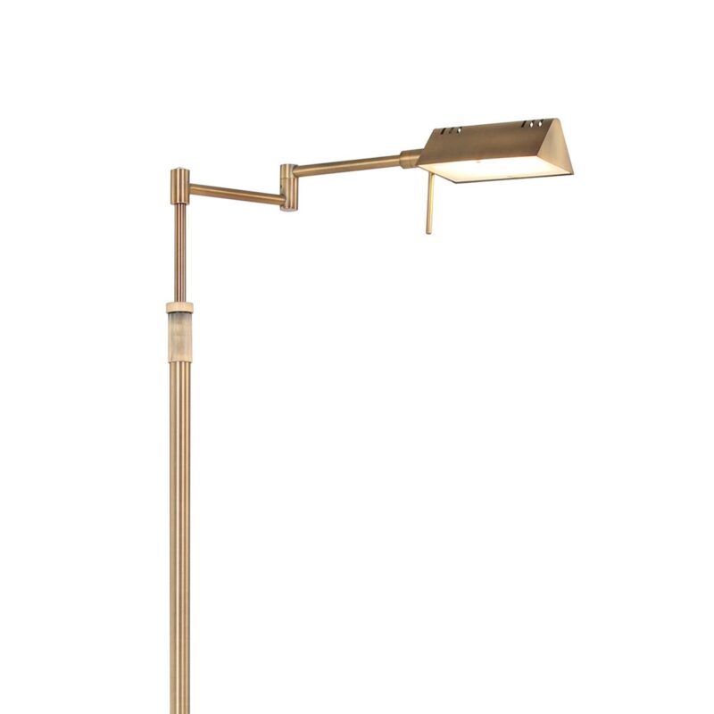 Bronskleurige vloerlamp Karl 5895BR met dimmer en in hoogte verstelbaar - Afbeelding 18
