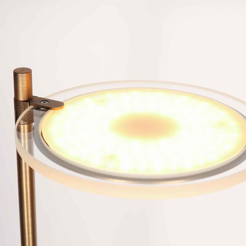 Bronskleurige vloerlamp Turound 2663BR lichtkleur instelbaar en dimbaar - Afbeelding 4