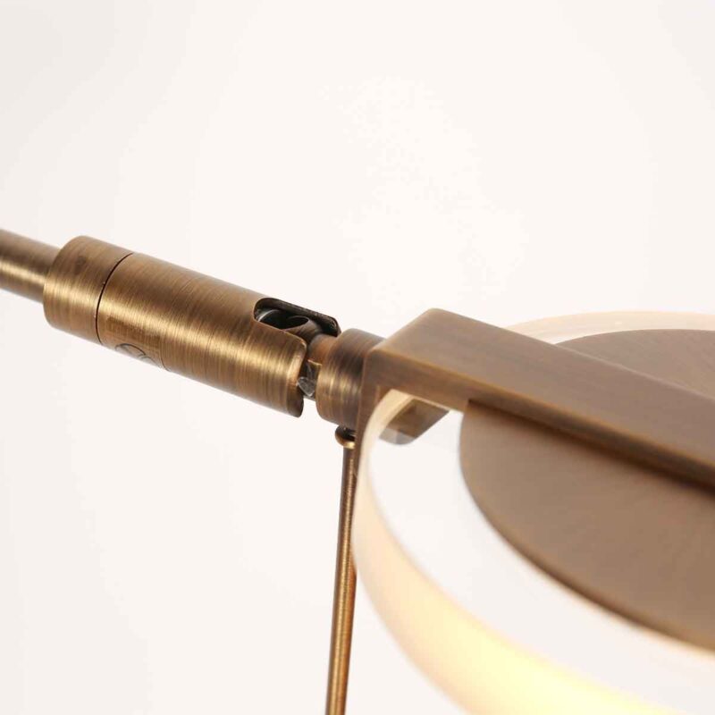 Bronskleurige vloerlamp Turound 3082BR lichtkleur instelbaar en dimbaar - Afbeelding 9