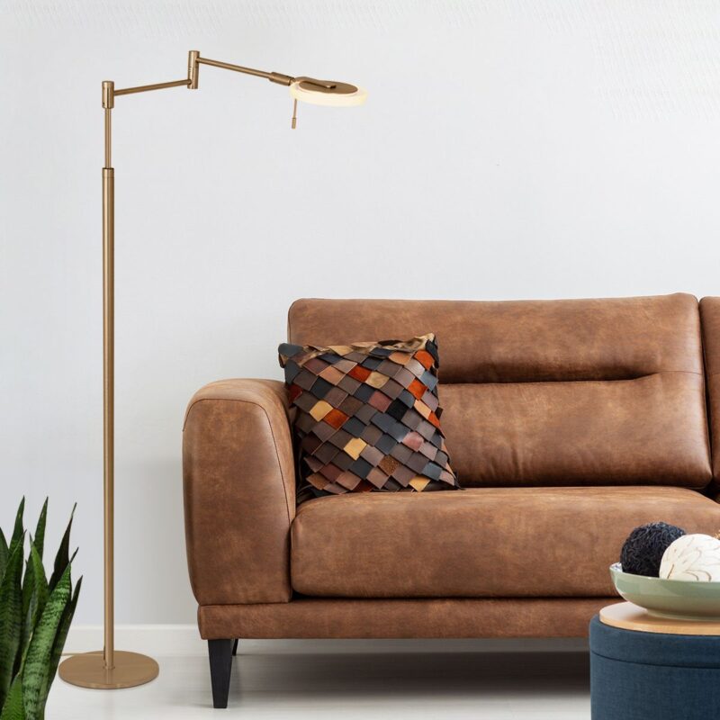 Bronskleurige vloerlamp Turound 3082BR lichtkleur instelbaar en dimbaar - Afbeelding 3