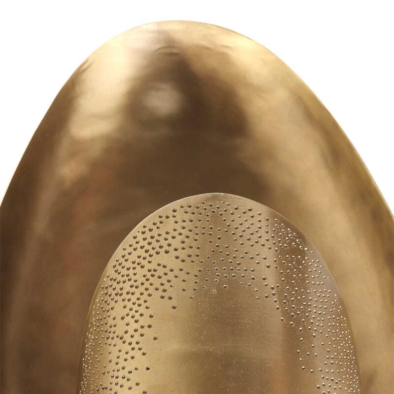 Bronskleurige wandlamp Brassi ovaal 3680BR met grote fitting - Afbeelding 6