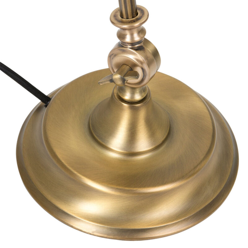 Bronzen notarislamp / bureaulamp 7733BR met grote fitting E27 - Afbeelding 7
