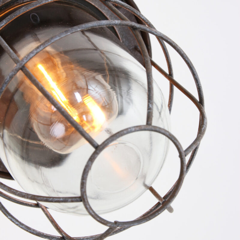 Bruine hanglamp Ebbe 7890B met E27 fitting - Afbeelding 6