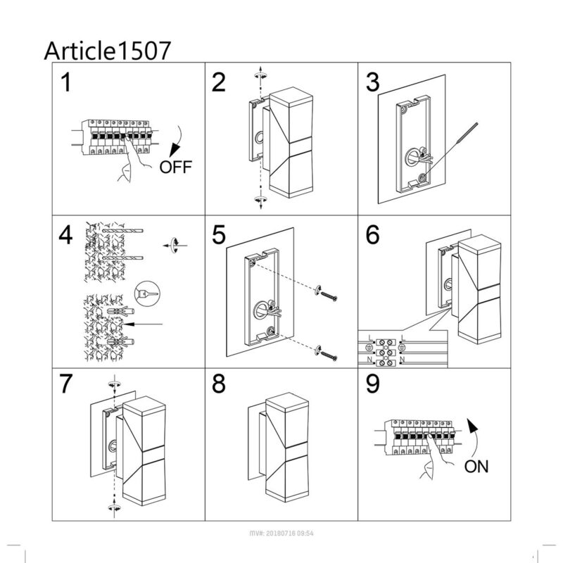 Buitenlamp Jack 1507ZW Zwart IP65 2700 Kelvin - Afbeelding 9