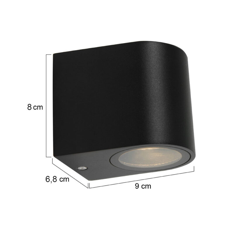 Buitenlamp Logan 1494ZW Zwart inclusief lichtbron - Afbeelding 7