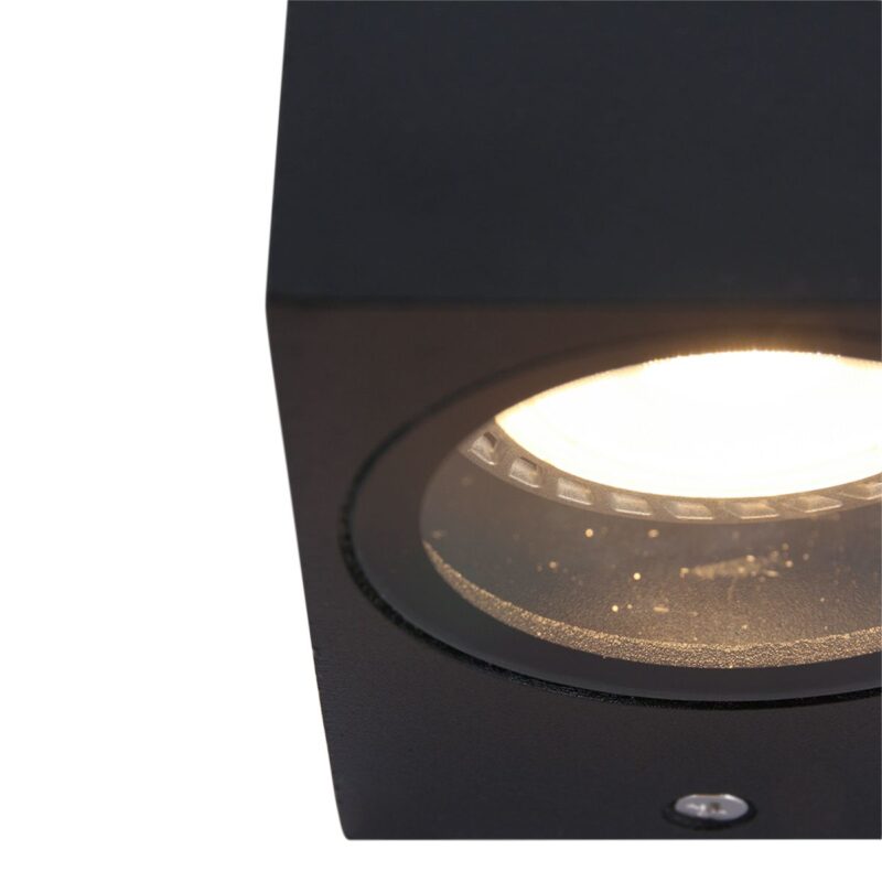 Buitenlamp Logan 1495ZW Zwart inclusief GU10 lichtbron - Afbeelding 5