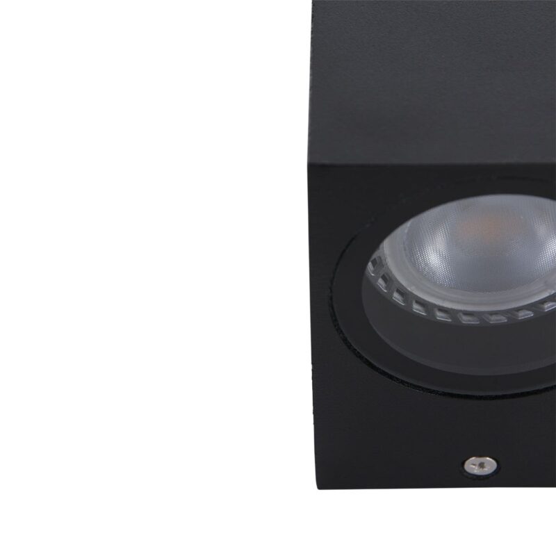 Buitenlamp Logan 1495ZW Zwart inclusief GU10 lichtbron - Afbeelding 6