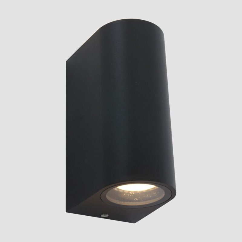 Buitenlamp Logan 1496ZW Zwart inclusief 2 x GU10 lichtbron - Afbeelding 11