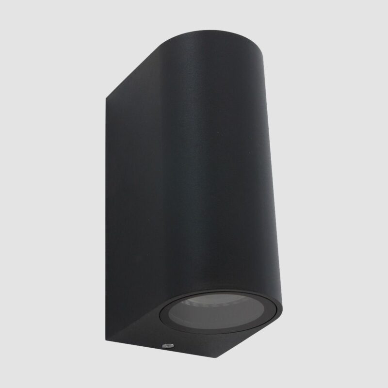 Buitenlamp Logan 1496ZW Zwart inclusief 2 x GU10 lichtbron - Afbeelding 12