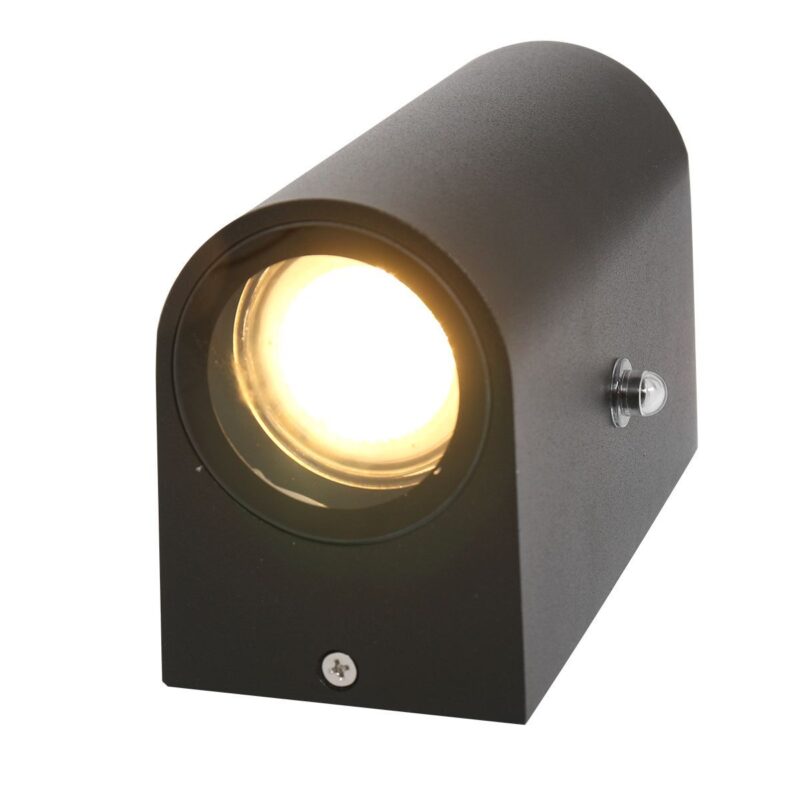 Buitenlamp Logan 2720ZW Zwart inclusief lichtbronnen en schemersensor - Afbeelding 6