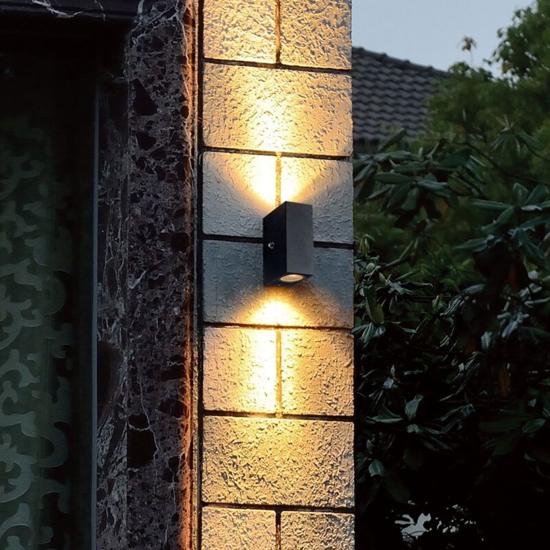 Buitenlamp Logan 2721ZW Zwart met schemer sensor - Afbeelding 3