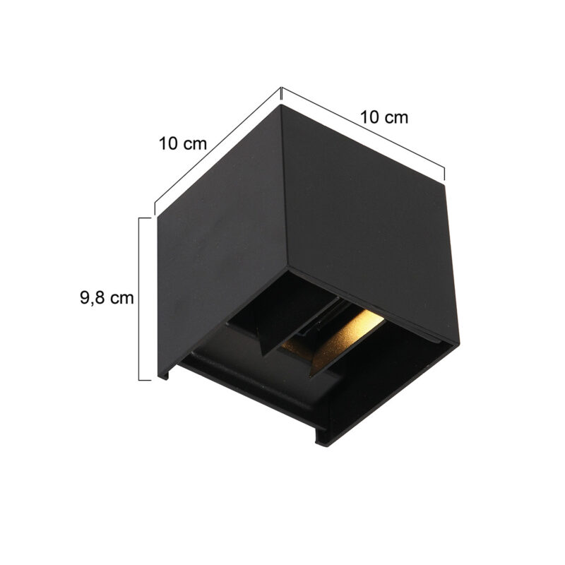 Buitenlamp Logan 2728ZW Zwart met schemer sensor - Afbeelding 7