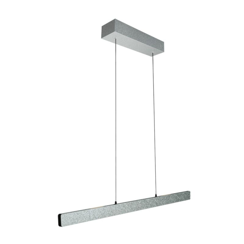 Champagne-staal kleurige hanglamp Fluxy 4189ST et cable lift 120cmwn - Afbeelding 2