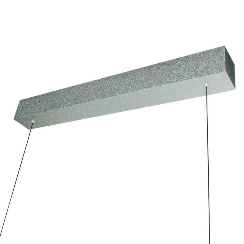 Champagne-staal kleurige hanglamp Fluxy 4190ST et cable lift 160cm - Afbeelding 12