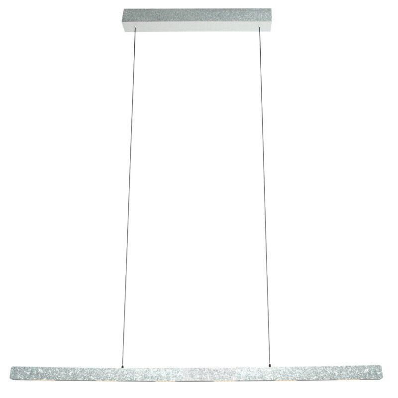Champagne-staal kleurige hanglamp Fluxy 4190ST et cable lift 160cm - Afbeelding 13