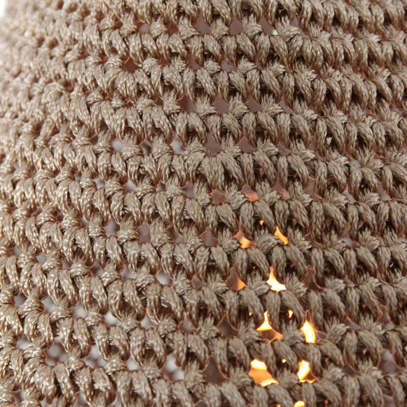 Crème kleurig oosterse hanglamp Marrakesch 3394CR handgeknoopt - Afbeelding 11