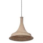 Crème kleurig oosterse hanglamp Marrakesch 3394CR handgeknoopt
