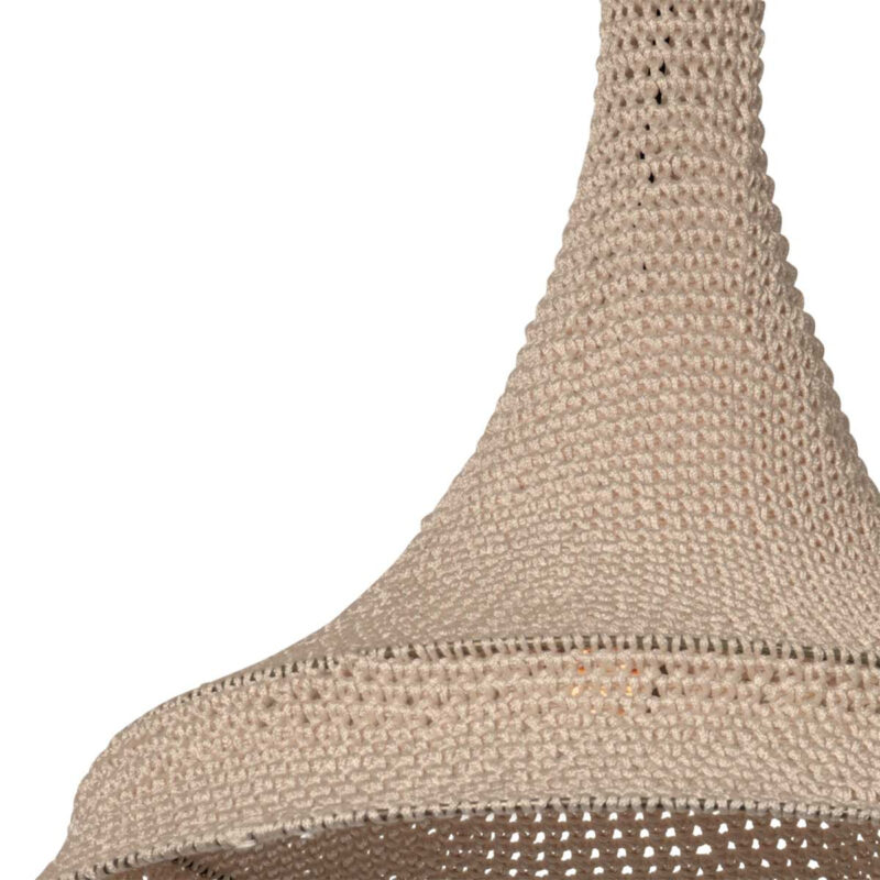Crème kleurig oosterse hanglamp Marrakesch 3394CR handgeknoopt - Afbeelding 4