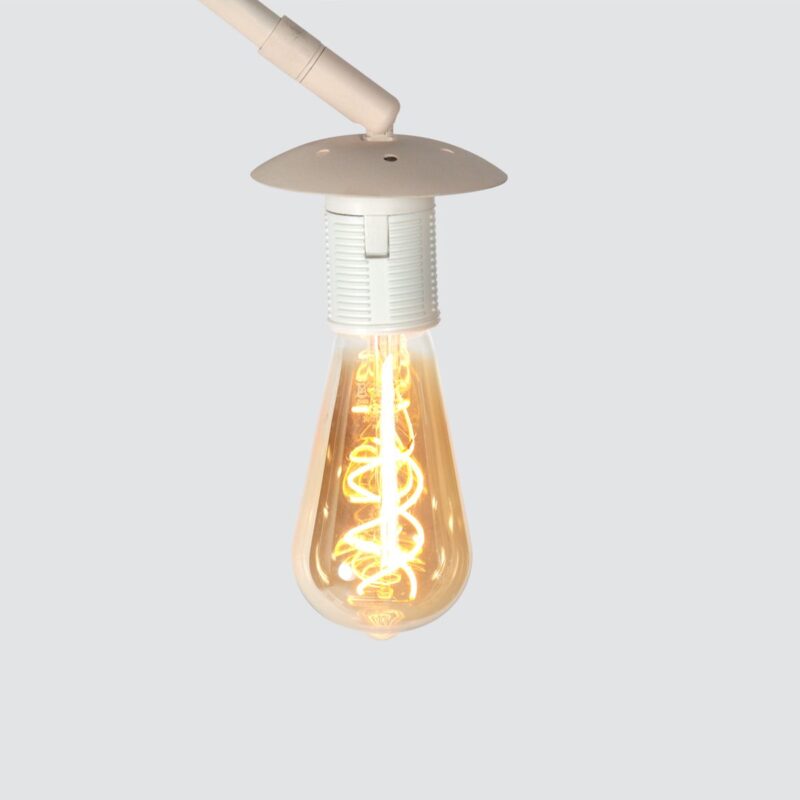 Creme kleurige Booglamp Sparkled Light 4312CR – De Trendkleur van 2025 - Afbeelding 12
