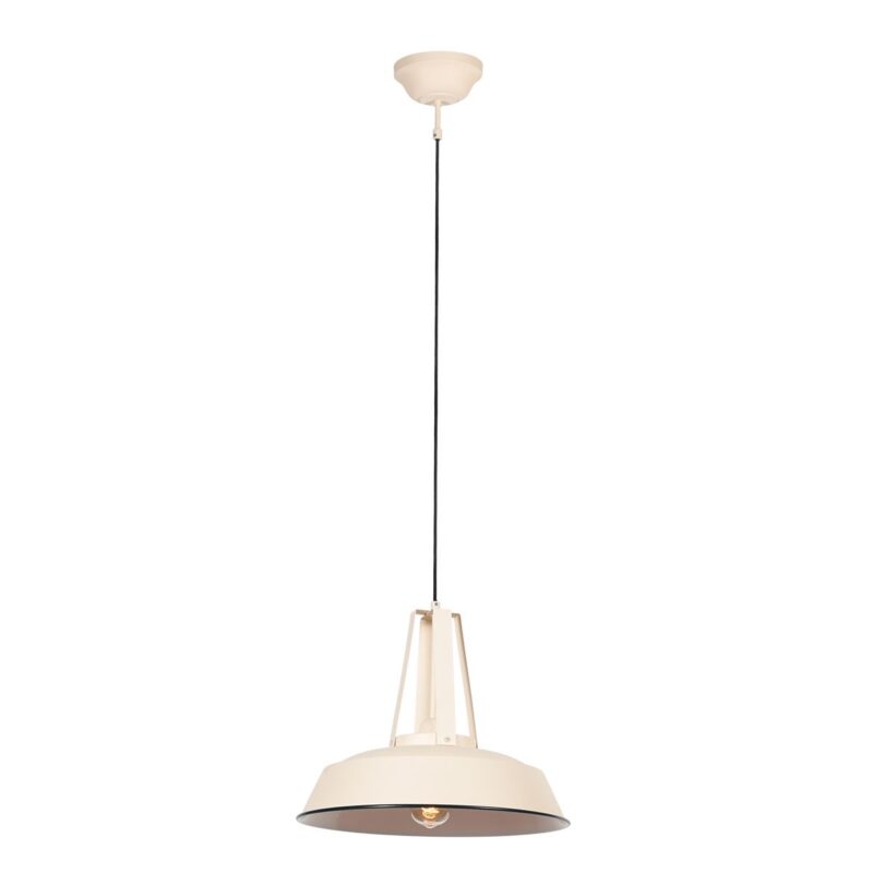 Crèmekleurige Hanglamp Eden 7704CR – Landelijke Stijl en Tijdloos Design - Afbeelding 2