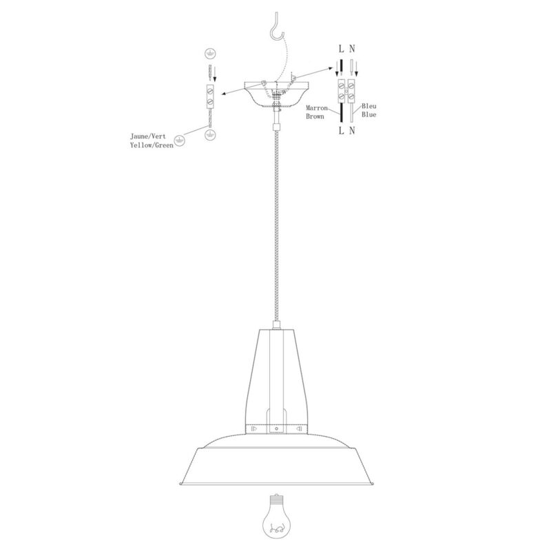 Crèmekleurige Hanglamp Eden 7704CR – Landelijke Stijl en Tijdloos Design - Afbeelding 8