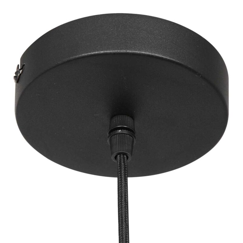 Glimsy 4199ZW Hanglamp – Zwart Glas Ø22 cm - Afbeelding 10