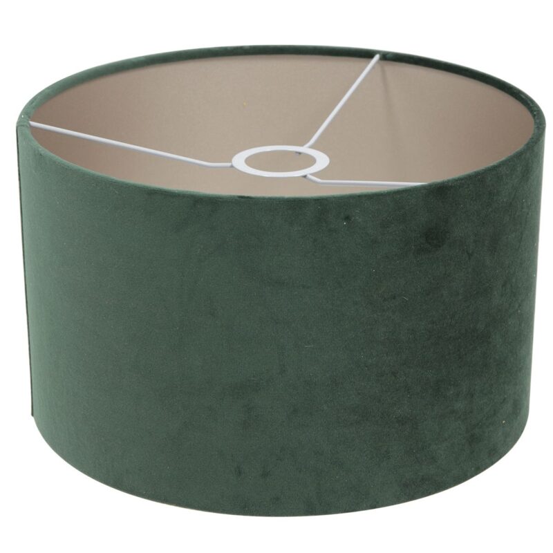 Goud met zwarte tafellamp Animaux 8226ZW met groen fluweel kleurige kap - Afbeelding 5