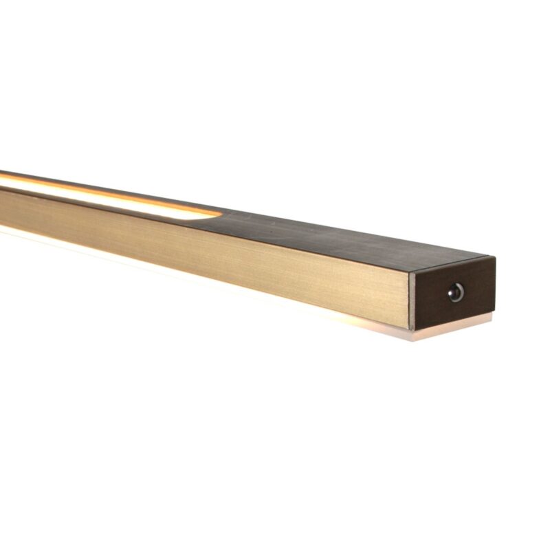 Goudkleurige Hanglamp Zelena 1482GO –  122cm breed - Instelbare lichtkleur & dimbaar – 2500 lumen - Afbeelding 11