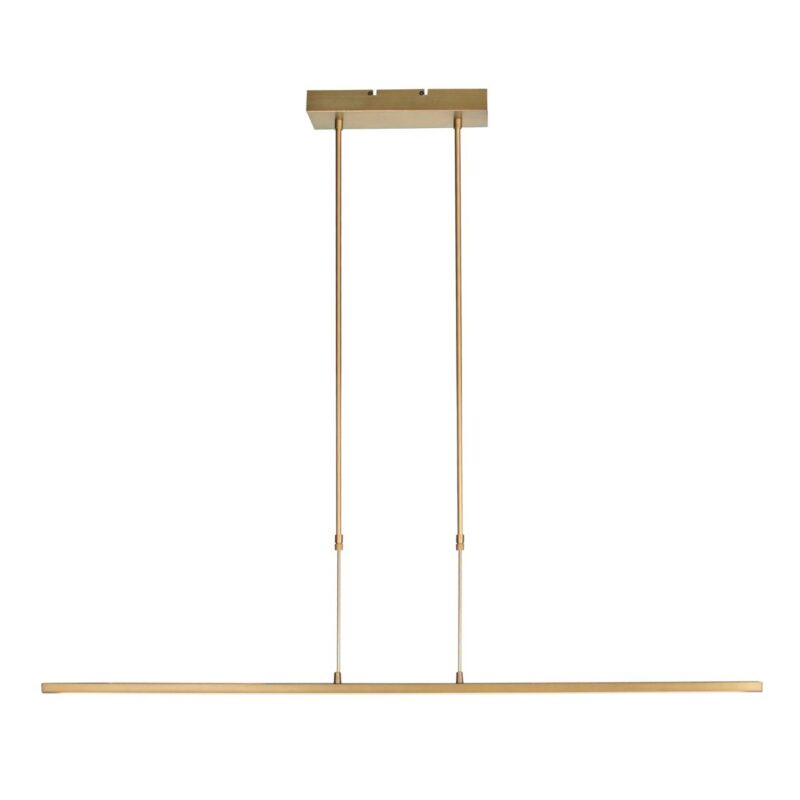 Goudkleurige Hanglamp Zelena 1482GO –  122cm breed - Instelbare lichtkleur & dimbaar – 2500 lumen