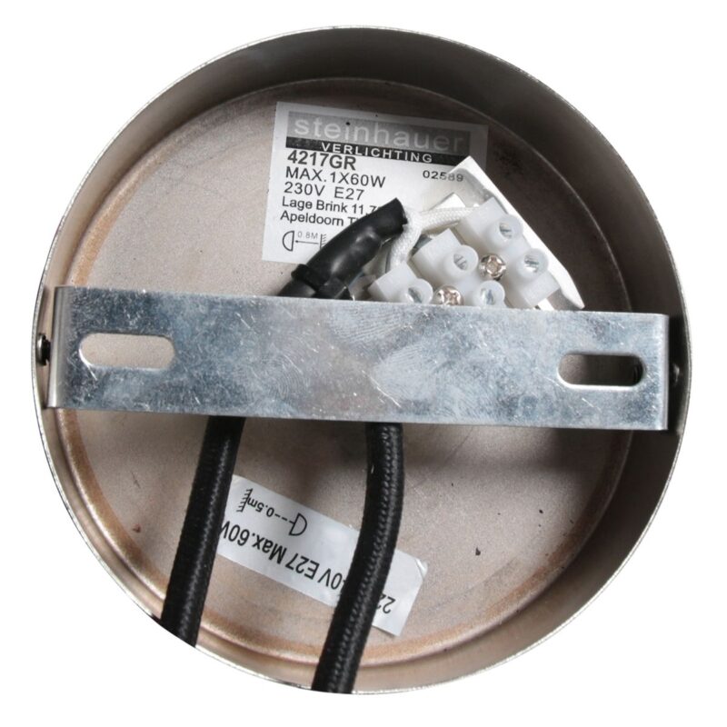Lámpara colgante gris Halo Cirque 4217GR: juego de luz único con elegantes anillos metálicos - Imagen 14