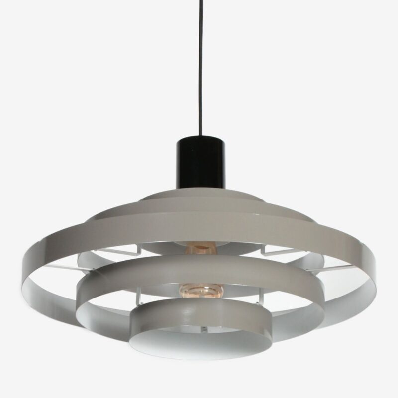 Grijze Hanglamp Halo Cirque 4217GR – Uniek Lichtspel met Elegante Metalen Ringen - Afbeelding 10