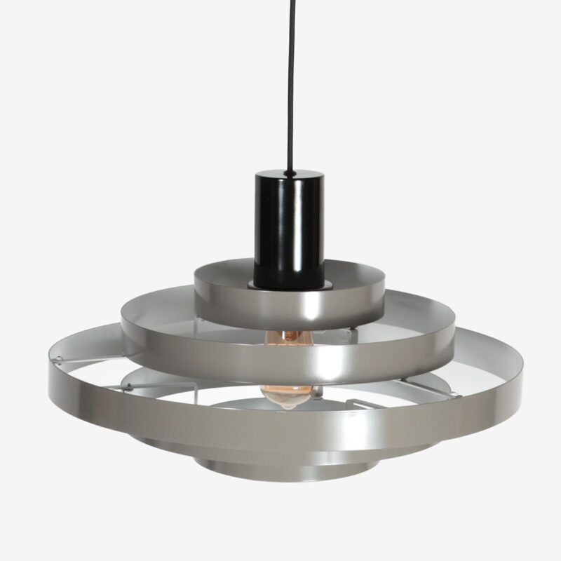 Grijze Hanglamp Halo Cirque 4217GR – Uniek Lichtspel met Elegante Metalen Ringen - Afbeelding 11