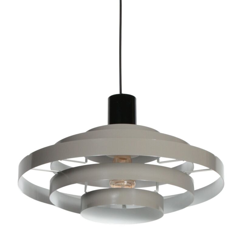 Grijze Hanglamp Halo Cirque 4217GR – Uniek Lichtspel met Elegante Metalen Ringen